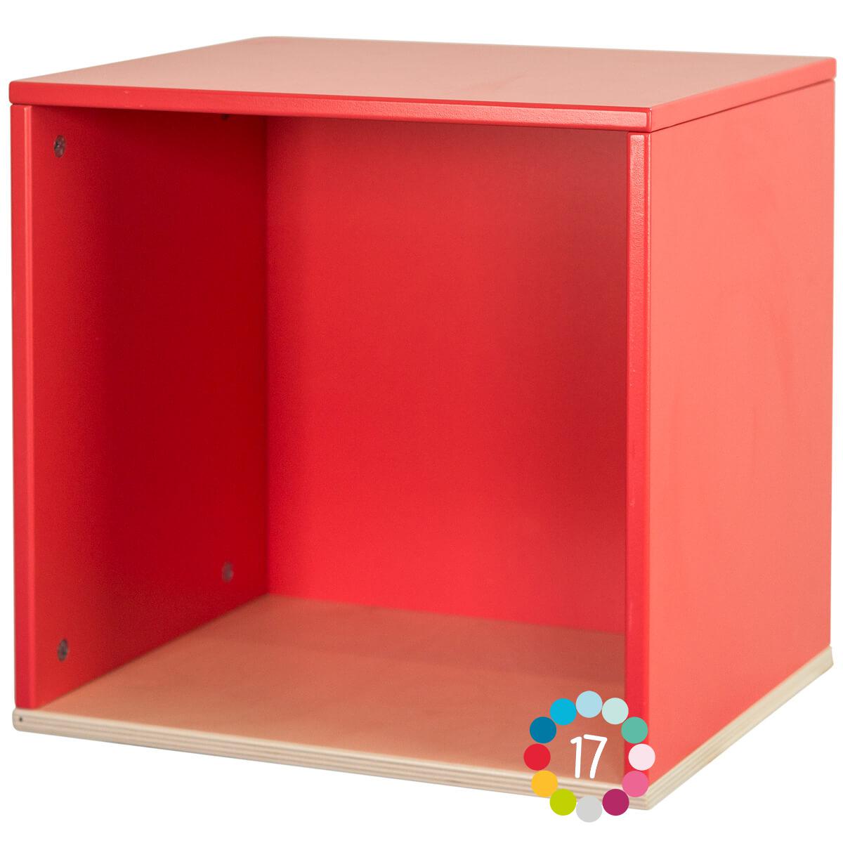 Cube mural COLORFLEX true red