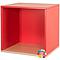 Cube mural COLORFLEX true red