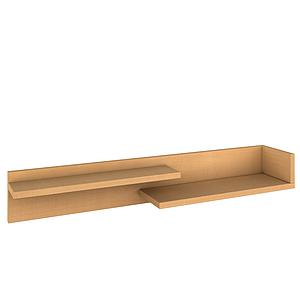 DBB wallboard, solid beech, oiled