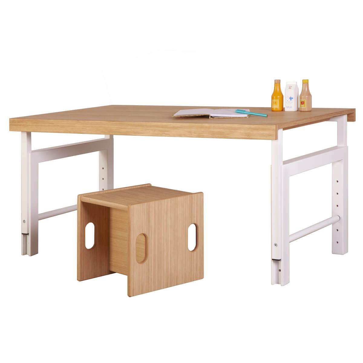 Desk ZIGGY de Breuyn solid beech finish white-oak