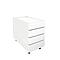 Drawer unit on castors ZIGGY de Breuyn solid beech finish white 