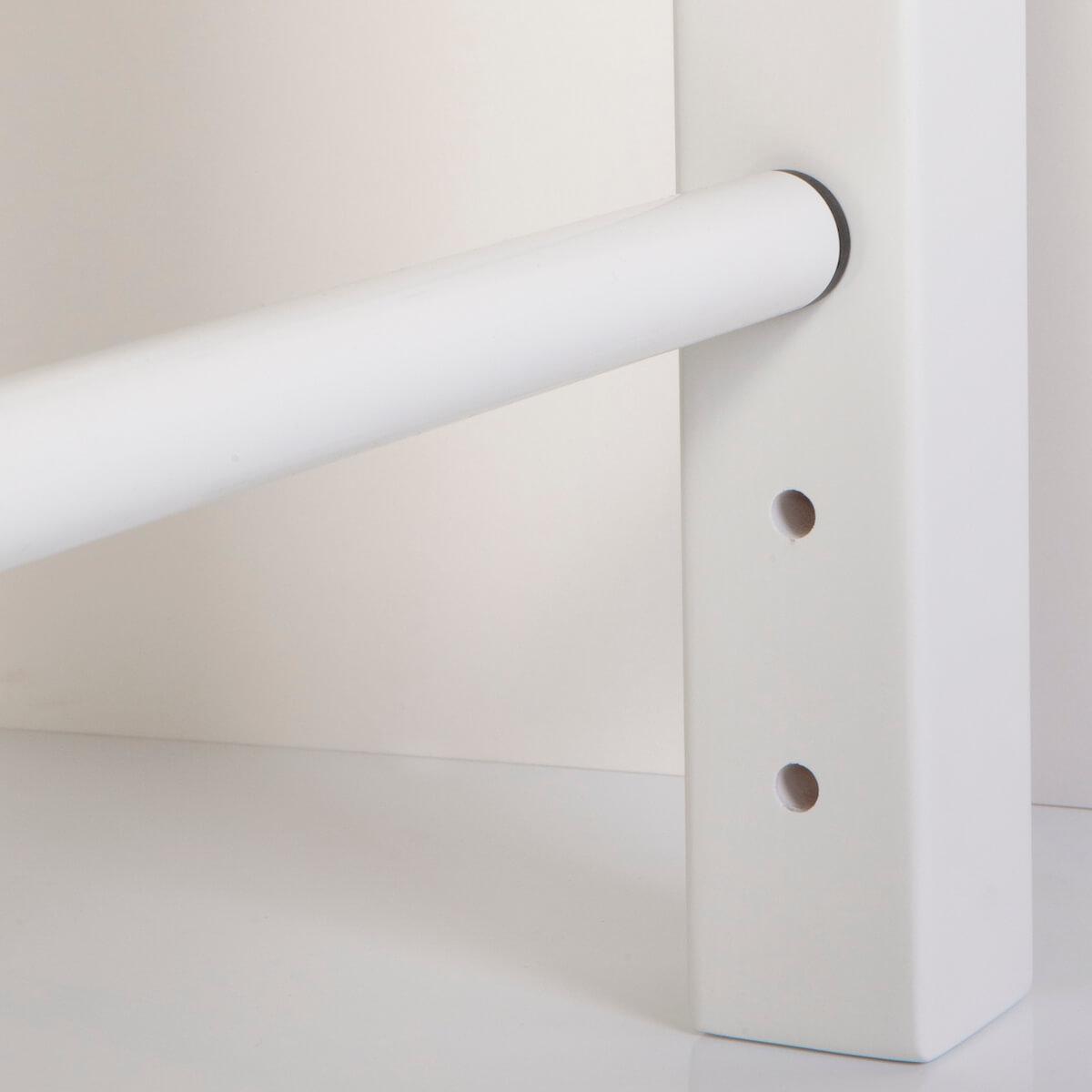 Escritorio ZIGGY de Breuyn haya maciza, acabado roble blanco