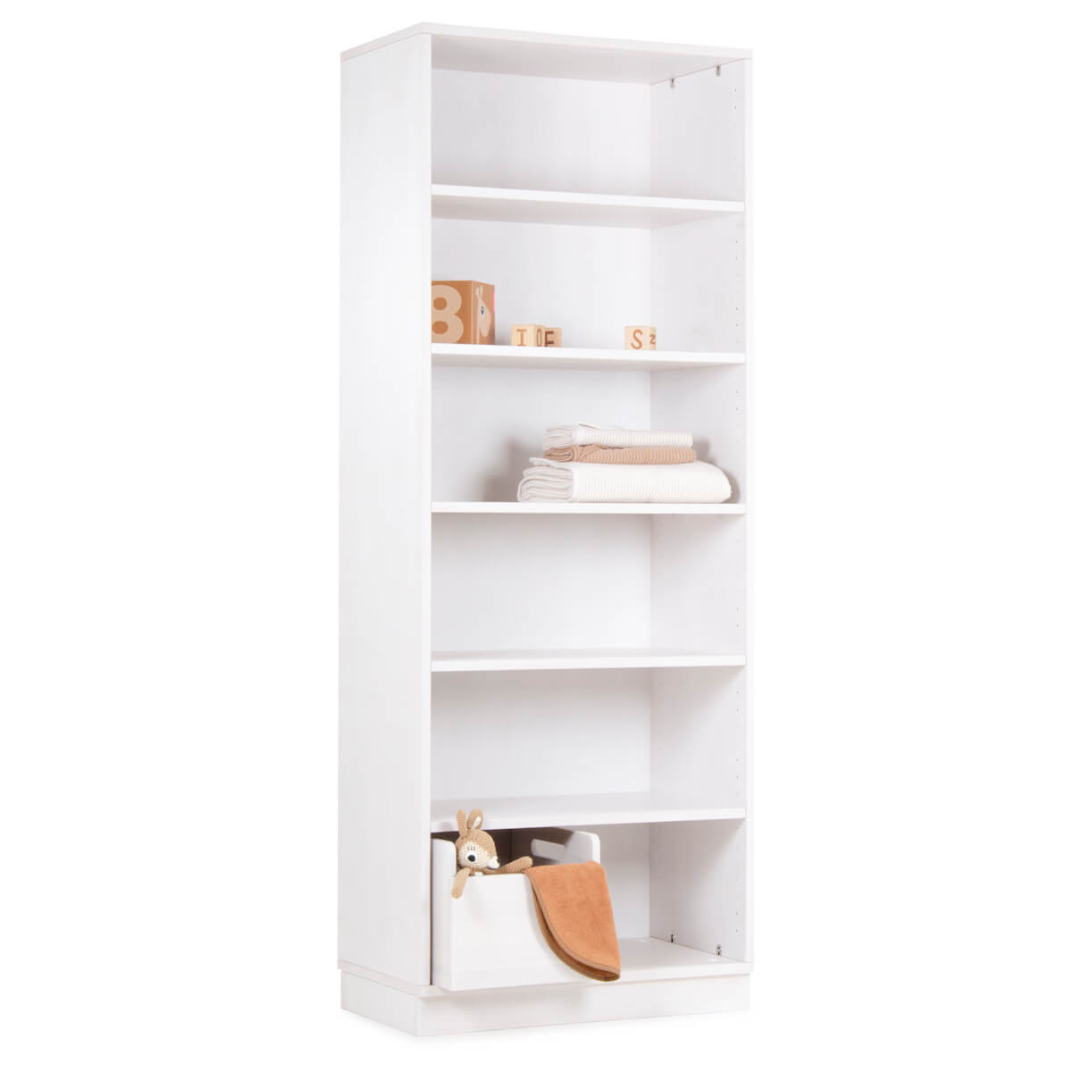 Etagère H 181,7cm DELUXE blanchi