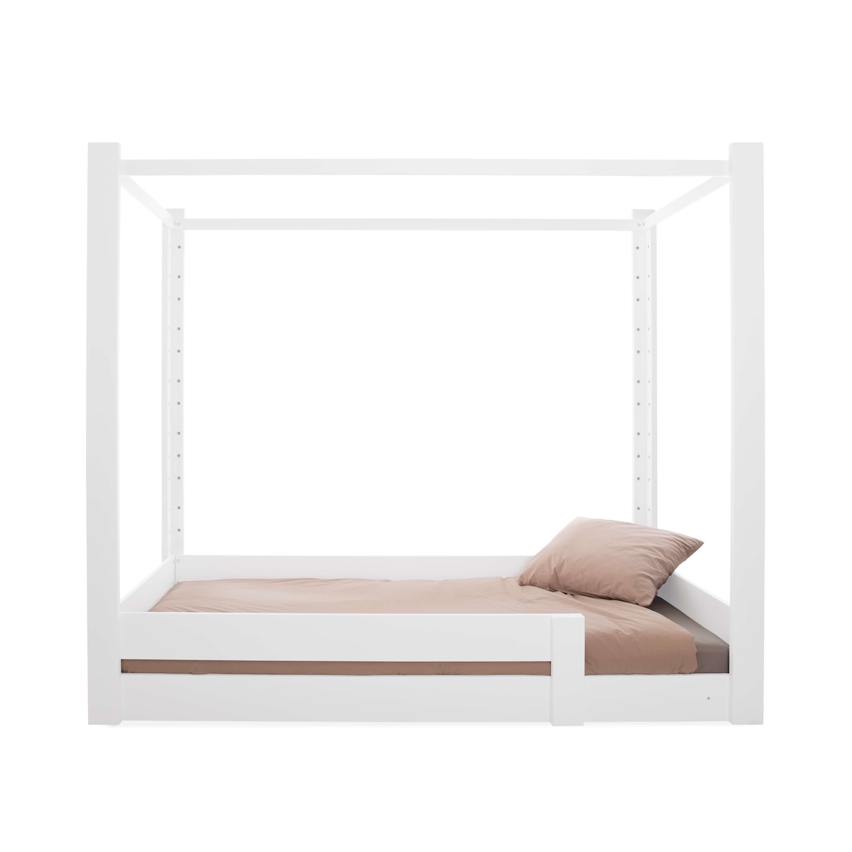 Evolving bed 90x200cm 7 in 1 Front ladder DESTYLE de Breuyn white lacquered