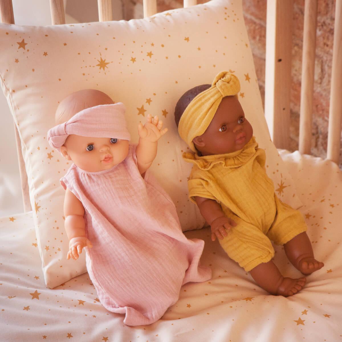 Gigoteuse poupée BOBBLE rose