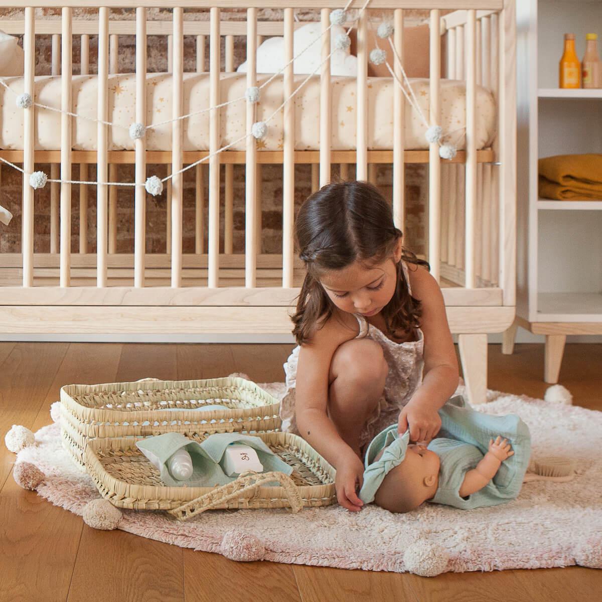 Gigoteuse poupée BOBBLE vert