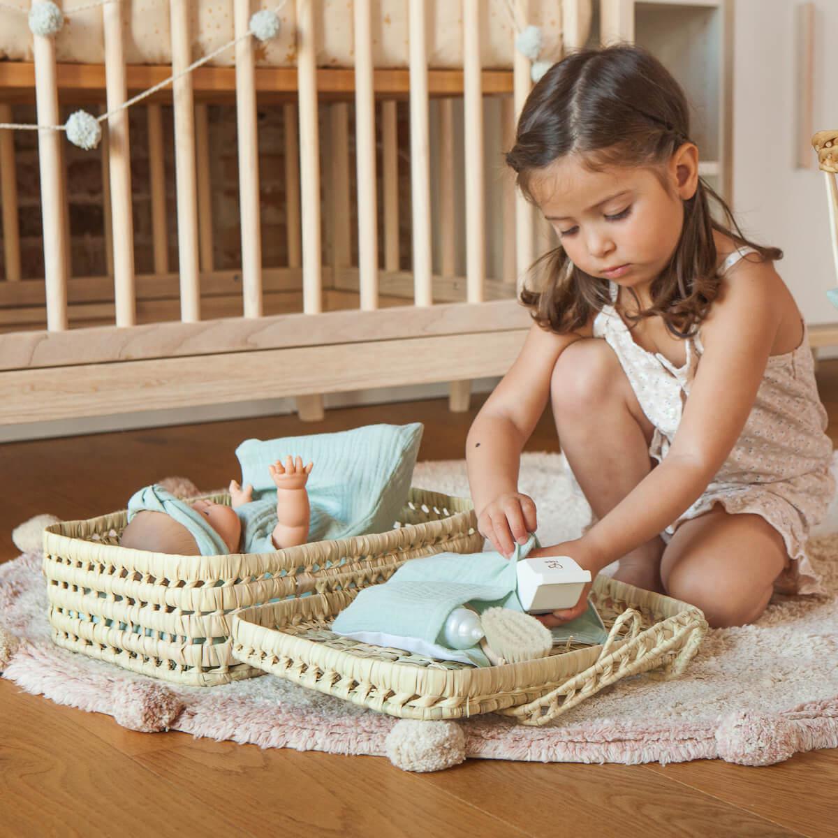 Gigoteuse poupée BOBBLE vert