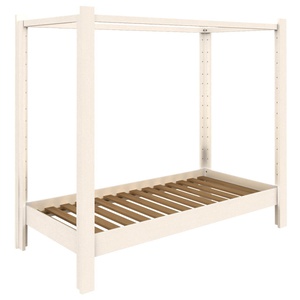 Himmelbett 90x200cm DESTYLE de Breuyn geweißt