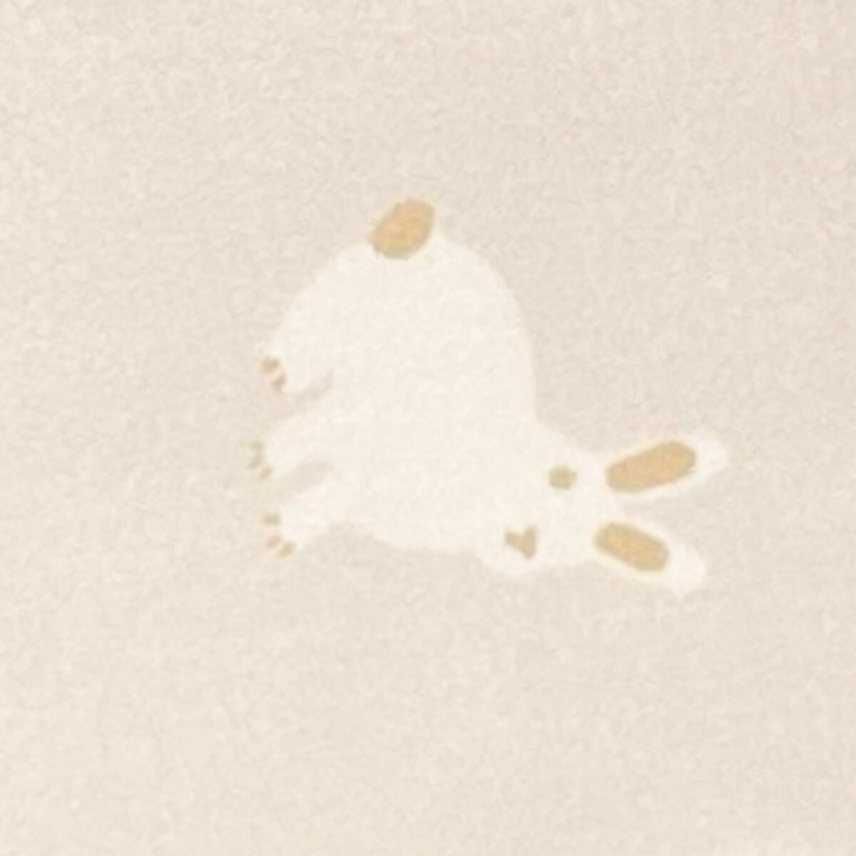 Housse de couette Baby RABBITS beige 100x140cm et taie 40x40cm