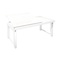Inclining desk 2/3 ZIGGY de Breuyn solid beech finish white - metal white