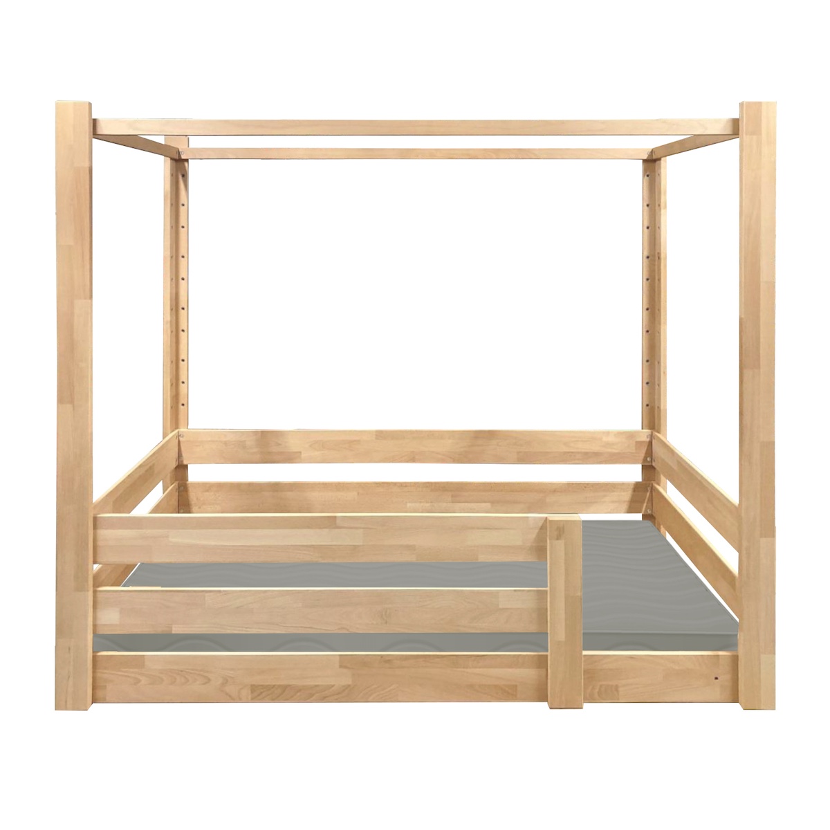 Kit de sécurité Montessori pour lit évolutif 90x200cm 7 en 1 échelle frontale DESTYLE de Breuyn naturel