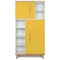 Kleiderschrank 173 cm 2-türig NADO Retro Buche sunshine yellow 