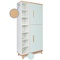 Kleiderschrank 198 cm 2-türig  NADO Retro Buche mint