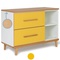 Kleinmöbel 2 Türen 2 Nischen NADO Retro Buche sunshine yellow