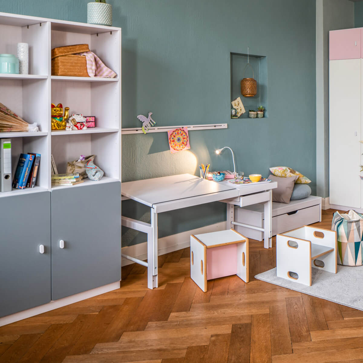 Librería 184cm DESTYLE de Breuyn blanco