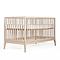 Lit bébé KERA en frêne avec top Straight-pieds Pure