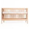 Lit bébé KERA en hêtre avec top Round-pieds Bevel