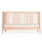 Lit bébé KERA en hêtre avec top Round-pieds Curve