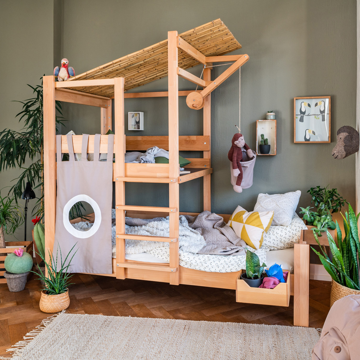 Lit cabane Bruno DESTYLE de Breuyn naturel