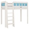 Lit Château mezzanine DELUXE de Breuyn blanchi-bleu