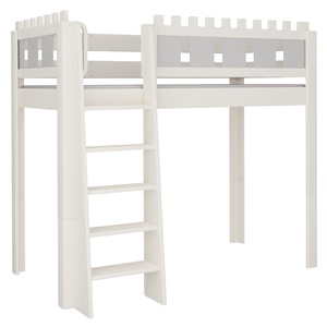 Lit Château mezzanine DELUXE de Breuyn blanchi-gris