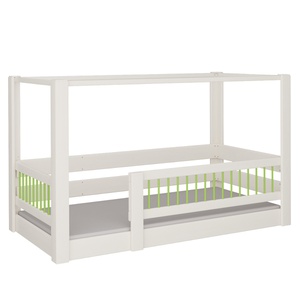 Lit Kubu baldaquin DELUXE de Breuyn blanchi-vert