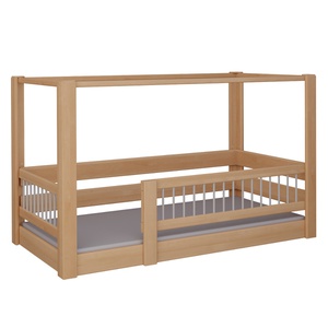 Lit Kubu baldaquin DELUXE de Breuyn naturel-gris