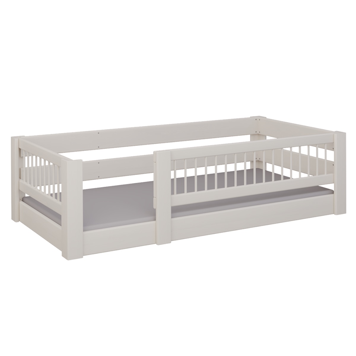 Lit Kubu bas DELUXE de Breuyn blanchi