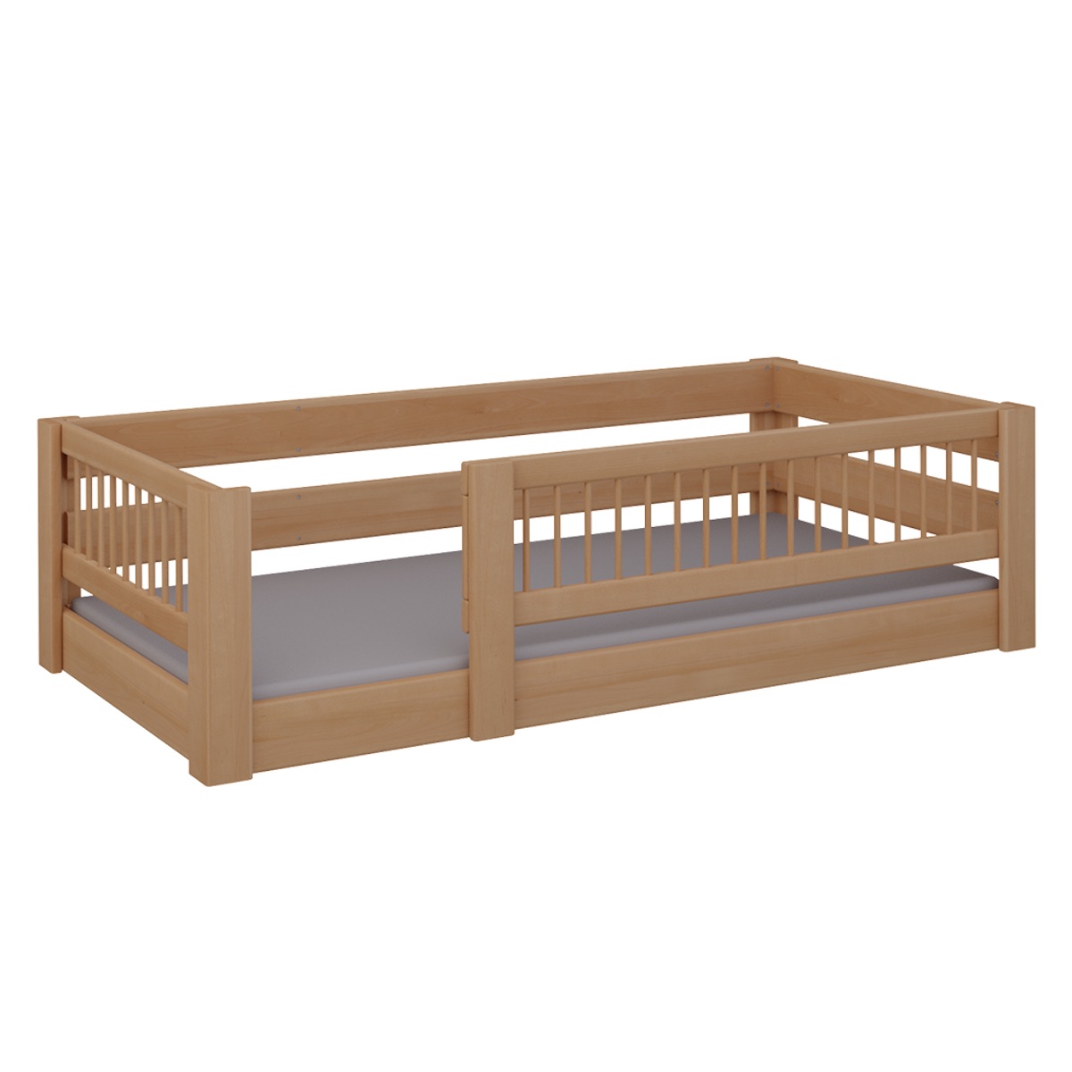 Lit Kubu bas DELUXE de Breuyn naturel