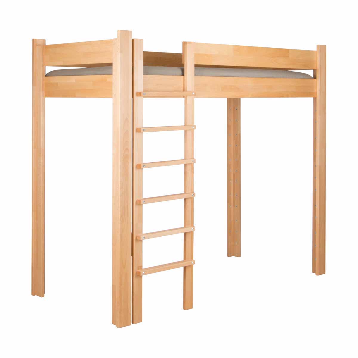 Lit mezzanine 90x200cm DESTYLE de Breuyn naturel