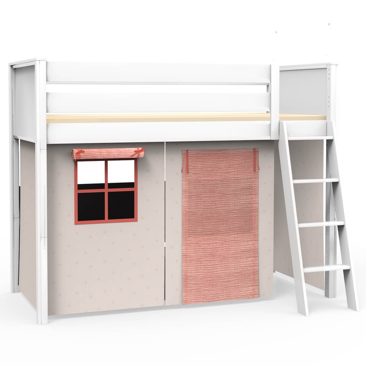 Lit mezzanine KASVA textiles Bobble pink