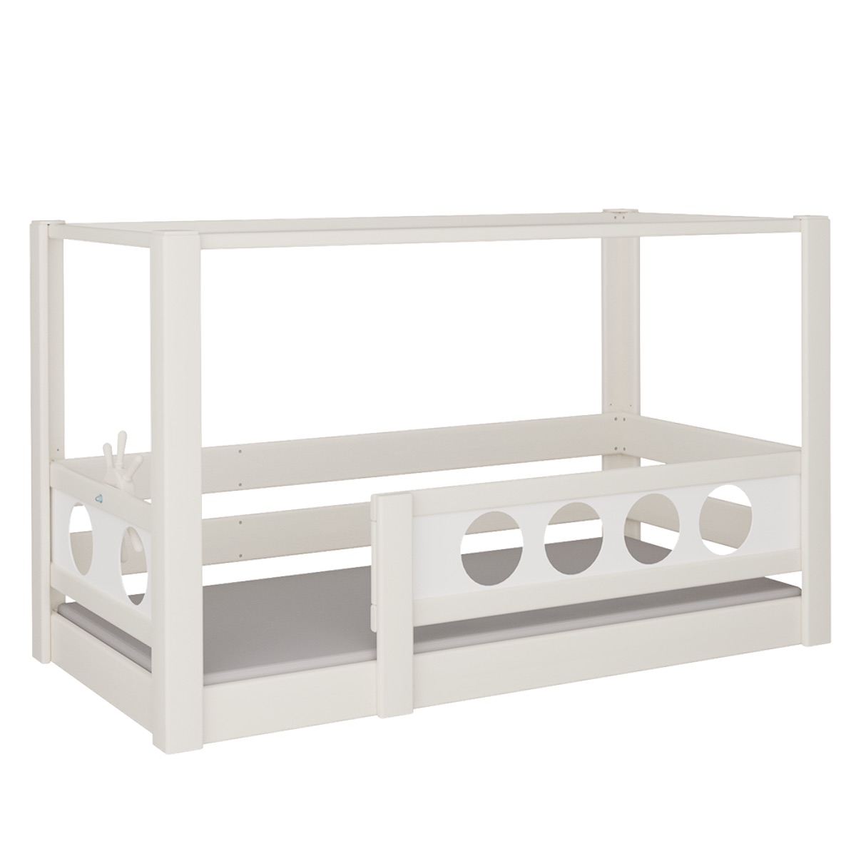 Lit Pirate baldaquin DELUXE de Breuyn blanchi