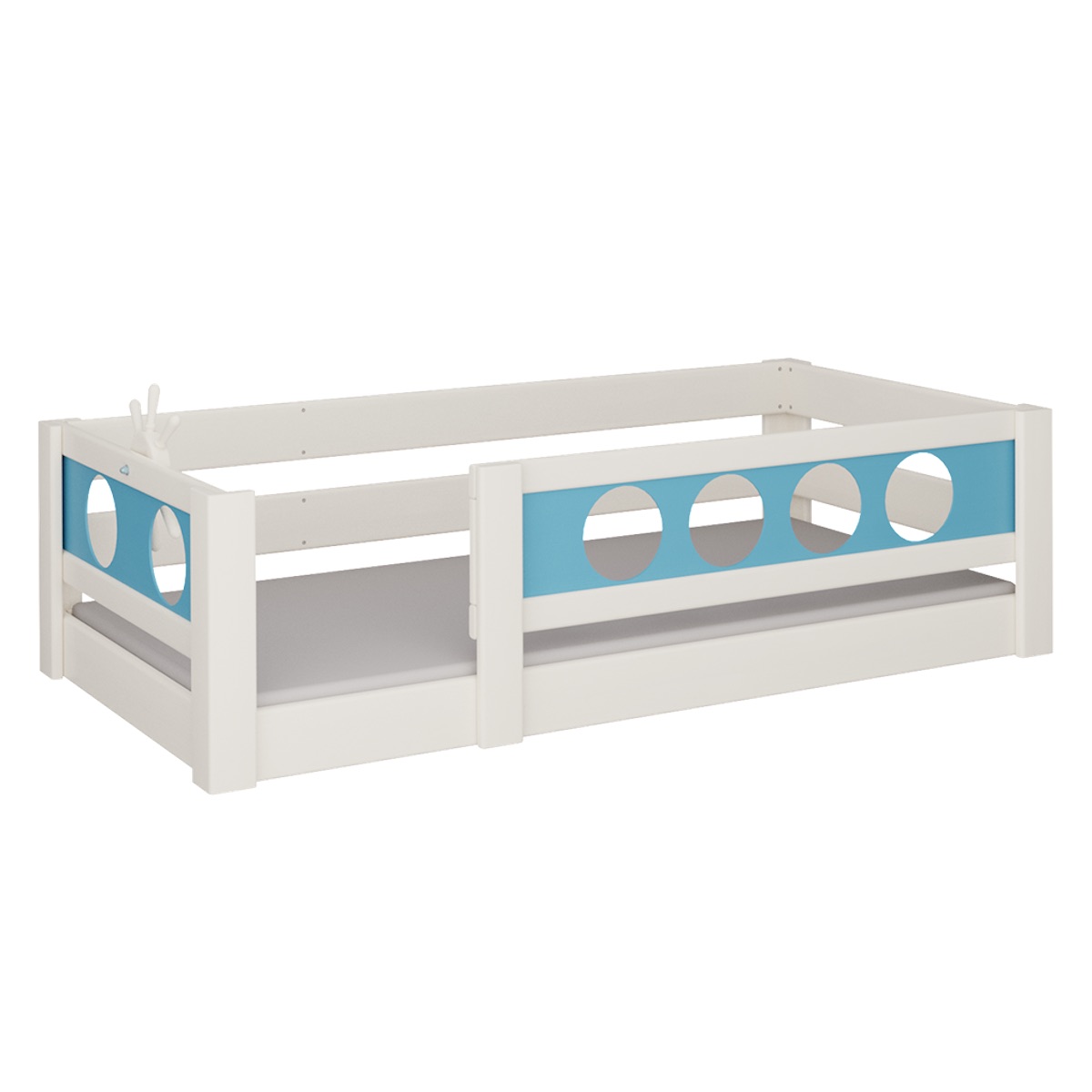 Lit Pirate bas DELUXE de Breuyn blanchi-bleu