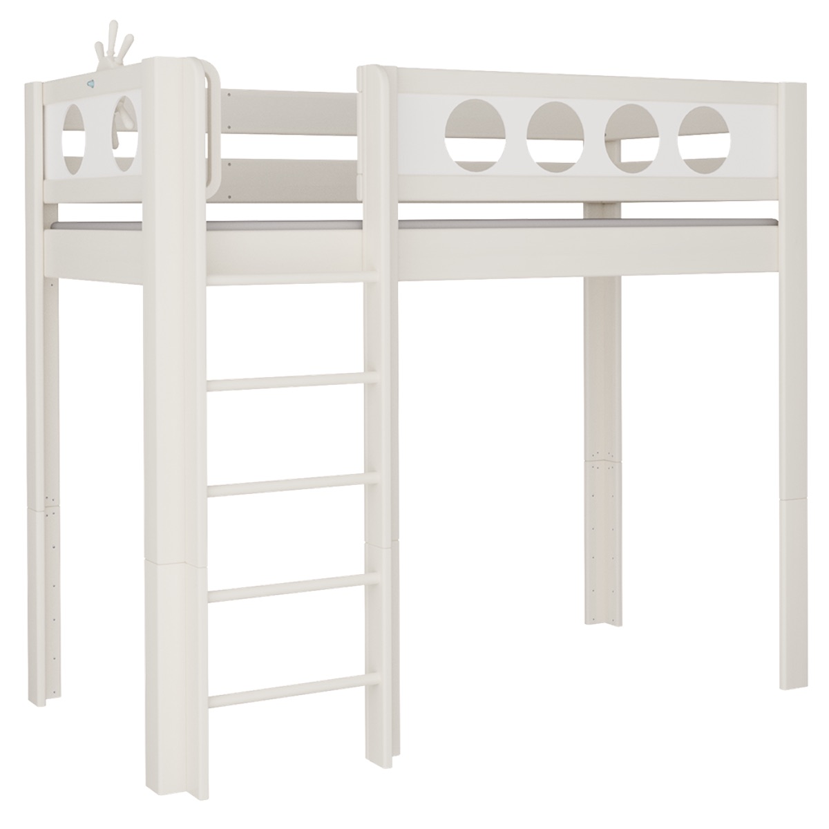 Lit Pirate mezzanine DELUXE de Breuyn blanchi