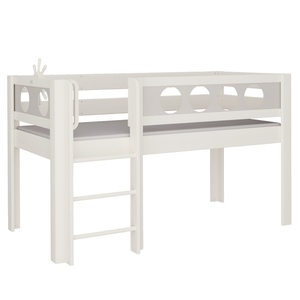 Lit Pirate mi-hauteur échelle DELUXE de Breuyn blanchi-gris