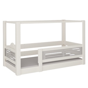 Lit Tatü baldaquin DELUXE de Breuyn blanchi-gris