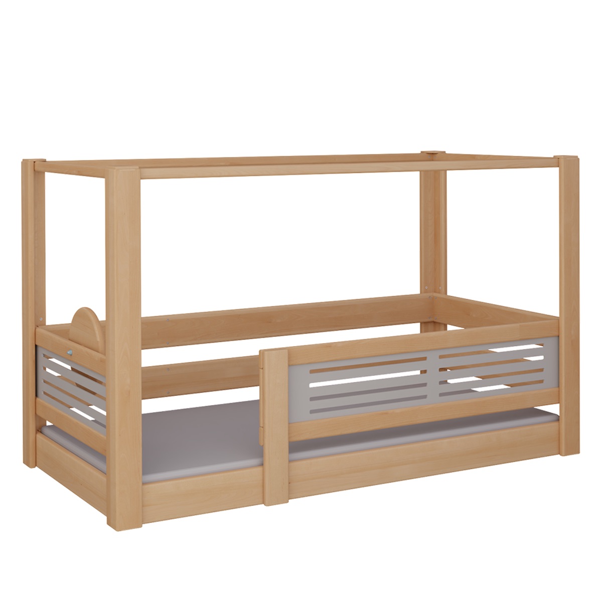 Lit Tatü baldaquin DELUXE de Breuyn naturel-gris