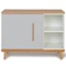 Little furniture 1 door 2 niches NADO Retro beech manhattan grey