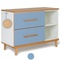 Little furniture 2 doors 2 niches NADO Retro beech capri blue