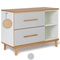Little furniture 2 doors 2 niches NADO Retro beech manhattan grey
