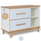 Little furniture 2 doors 2 niches NADO Retro beech sky blue