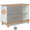 Little furniture 2 doors 2 niches NADO Retro beech slate grey