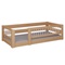 Low Kubu bed DELUXE de Breuyn natural-whitened