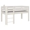 Mid-sleeper bed Tatü straight ladder DELUXE de Breuyn whitened