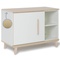 Petit meuble 1 porte 2 niches NADO Retro finition frêne white