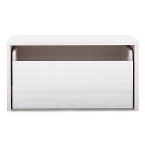 Platform with drawer - DELUXE debreuyn, white
