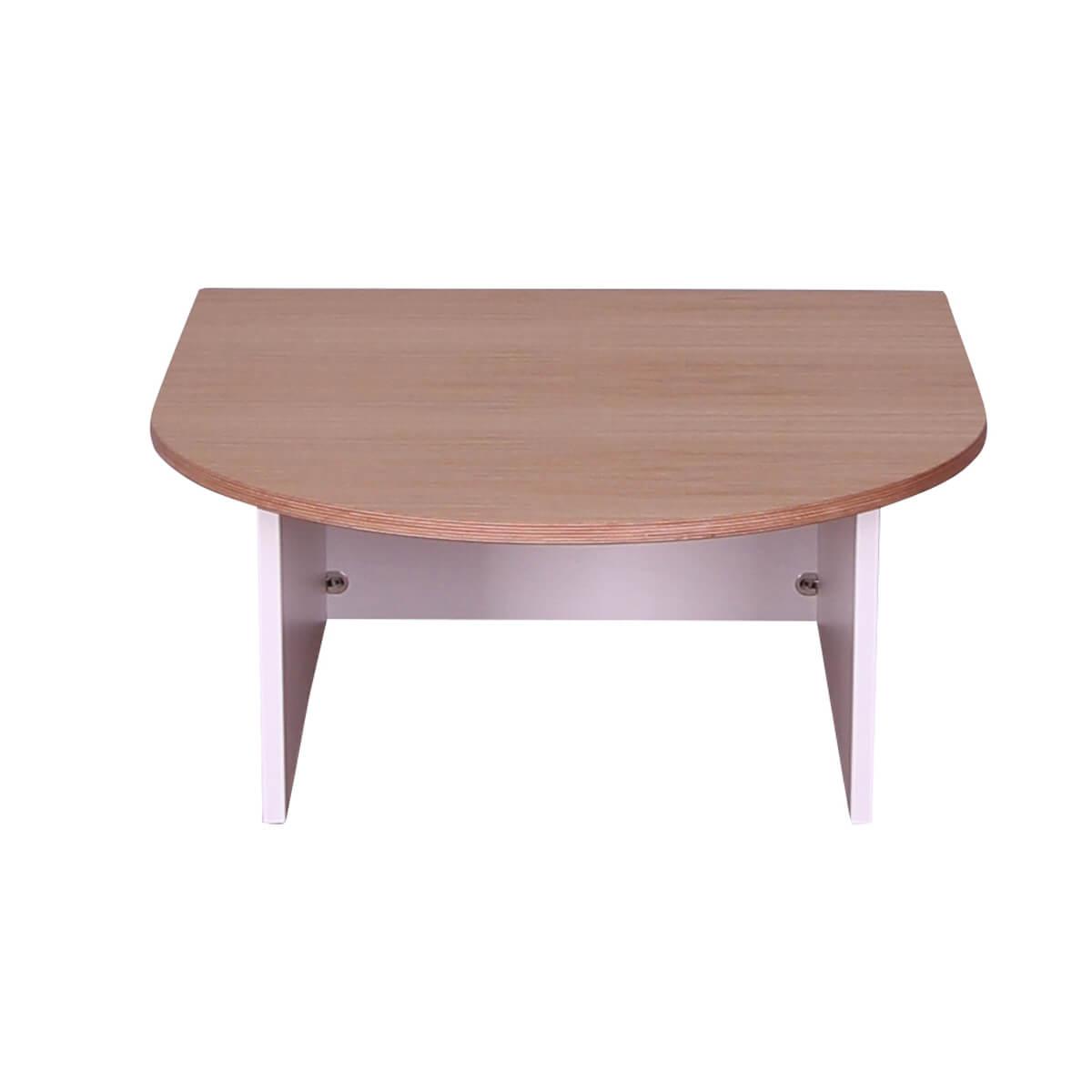 Play table KASVA multiplex white varnished oak veneered