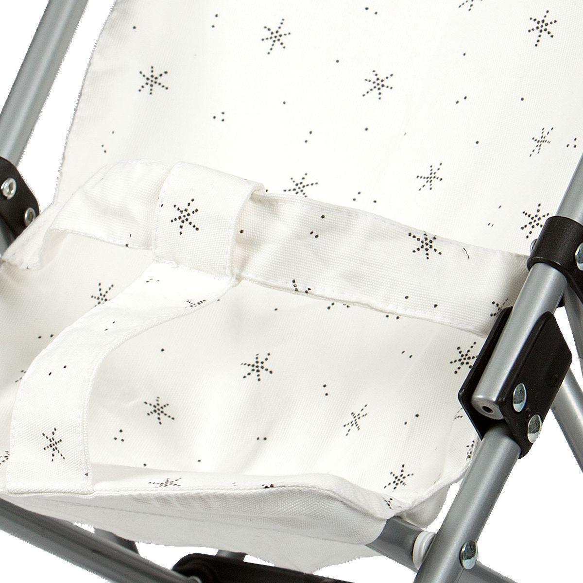 Poussette poupée STARS blanc