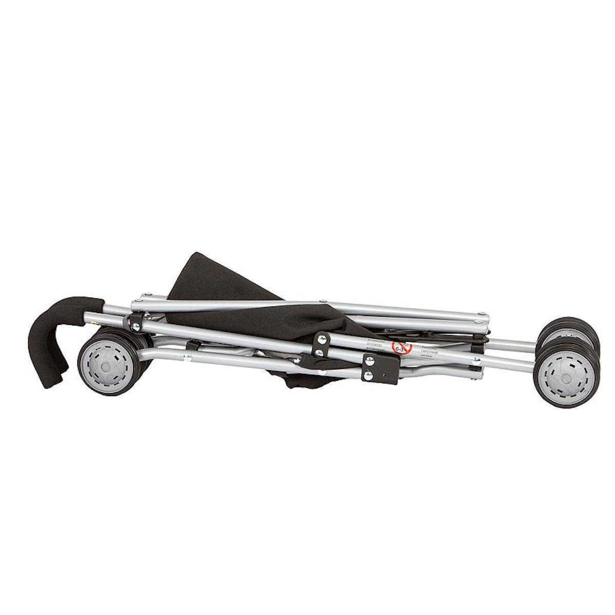 Poussette pour poupée STARS gris 