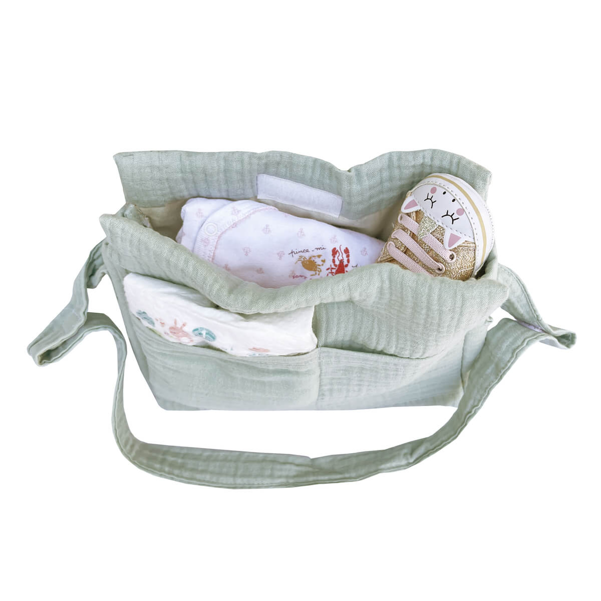 Sac à langer BOBBLE vert